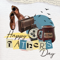Father's Day Collage Instagram post Image Preview