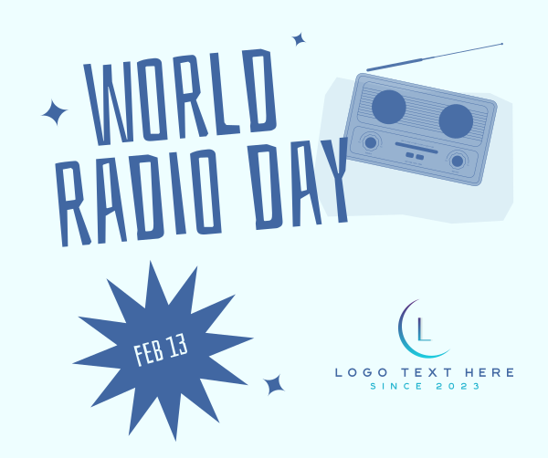 Happy World  Radio Day Facebook Post Design Image Preview