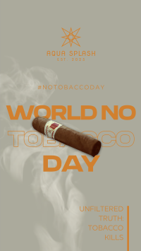 World No Tobacco Day TikTok Video Image Preview