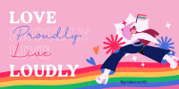 Lively Pride Month Twitter post Image Preview