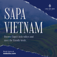 Vietnam Rice Terraces Instagram Post Design