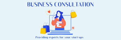 Online Business Consultation Twitter header (cover) Image Preview