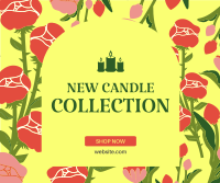 New Candle Collection Facebook Post Design
