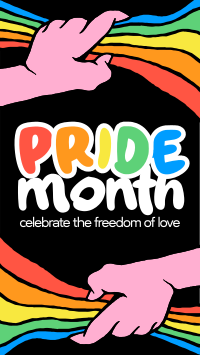 Rainbow Pride TikTok video Image Preview
