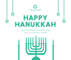 Hanukkah Festival  Facebook post Image Preview