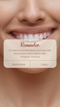 Dental Self-Care Reminder TikTok Video Image Preview