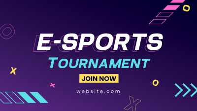 E-Sports Tournament Facebook Event Cover Image Preview