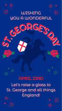 England St George Day TikTok Video Preview