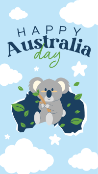 Koala Australia Day Facebook story Image Preview