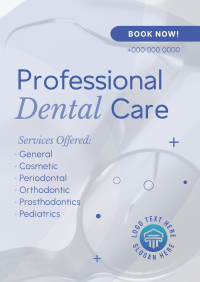 Professional Dental Care Services Poster Image Preview