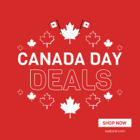 Canada Day Deals Instagram Post Design