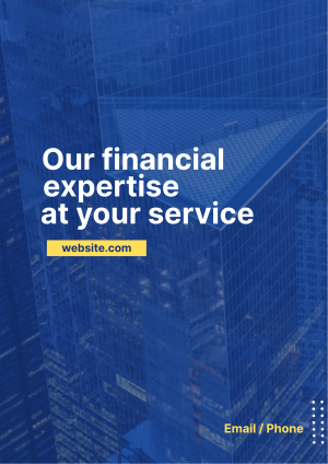 Financial Service Building Flyer Image Preview