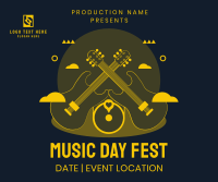 Music Day Fest Facebook Post Design