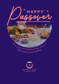 Passover Dinner Poster Design