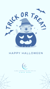 Halloween Cat Instagram Story Design