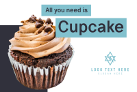 Food Cupcake Pinterest Cover Design
