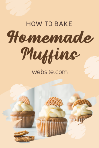 Homemade Muffins Pinterest Pin Image Preview