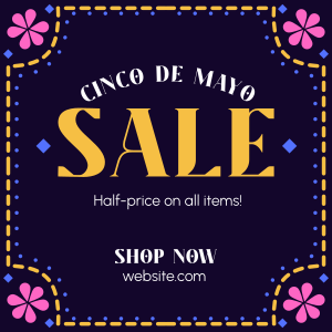 Cinco Party Sale Instagram post Image Preview