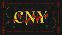 Elegant Chinese New Year Facebook event cover Image Preview