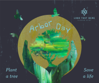 Creative Arbor Day Facebook Post Design