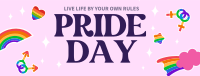 Pride Day Stickers Facebook cover Image Preview