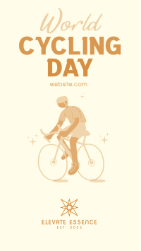 Cycling Day Facebook story Image Preview