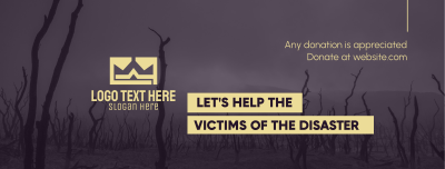 Disaster Victims Fundraising Facebook cover Image Preview
