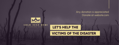 Disaster Victims Fundraising Facebook cover Image Preview
