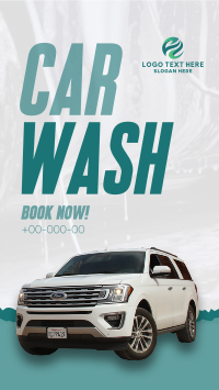Car Wash Professional Service Facebook Story Design