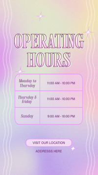 Y2K Operating Hours Instagram Reel Preview