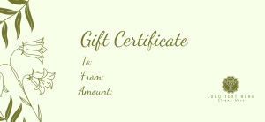 Fresh Flora Gift Certificate Image Preview