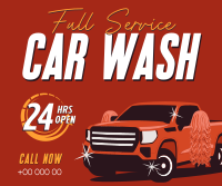 Car Wash Cleaning Service  Facebook Post Design
