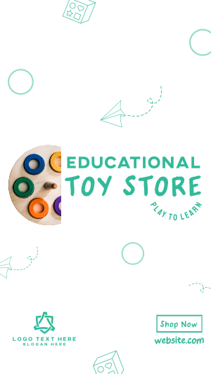 Educational Toy Store Instagram story Image Preview