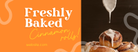 Freshly Baked Cinnamon Facebook cover Image Preview