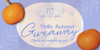 Hello Autumn Giveaway Twitter post Image Preview