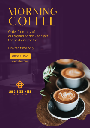 Early Morning Coffee Flyer Image Preview