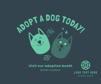 Adopt A Dog Today Facebook Post Design