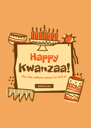 Kwanzaa Doodle Flyer Image Preview