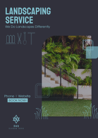 Landscaping Service Poster Design