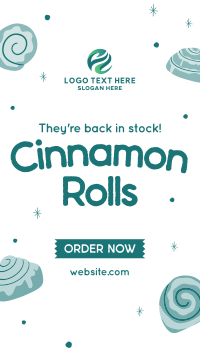 Quirky Cinnamon Rolls Instagram Reel Design