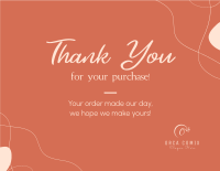 Light and Fancy Thank You Card Image Preview