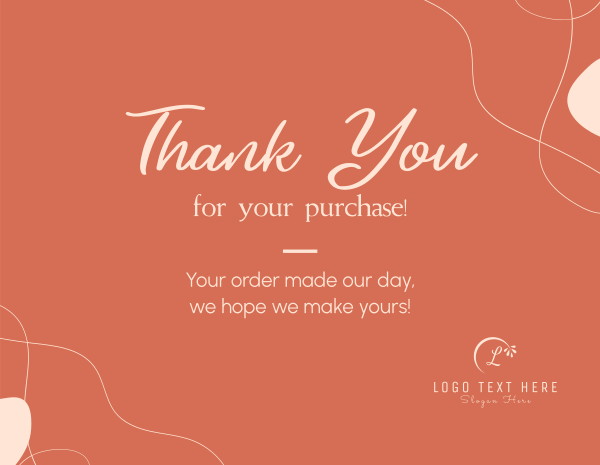 Light and Fancy Thank You Card Design Image Preview