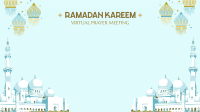 Ramadan Kareem Zoom Background Design
