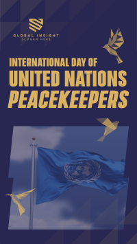 International Day of United Nations Peacekeepers Instagram Reel Image Preview