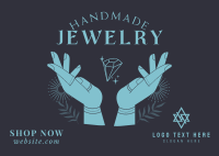 Customized Jewelry Postcard Design