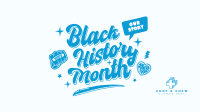 Fun Black History Month Zoom Background Image Preview