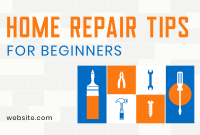 Home Repair Tips Pinterest Cover Design