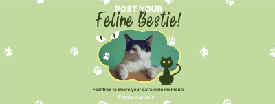 Cat Appreciation Post Facebook cover Image Preview