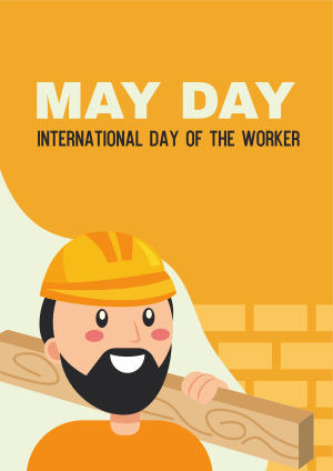 Construction May Day Flyer Image Preview