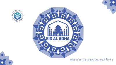 Eid Al Adha Frame Facebook event cover Image Preview